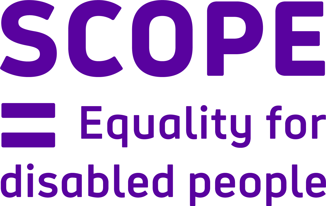 SCOPE - Equality for disabled people logo
