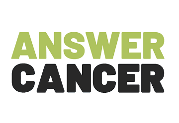 Answer Cancer logo - Green and black wording