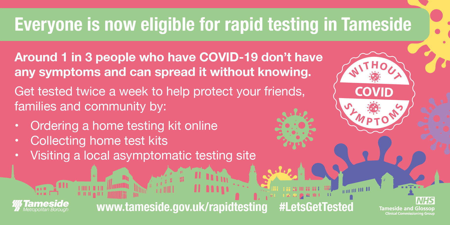 Everyone is now eligible for rapid testing