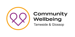 Community Wellbeing logo Tameside & Glossop