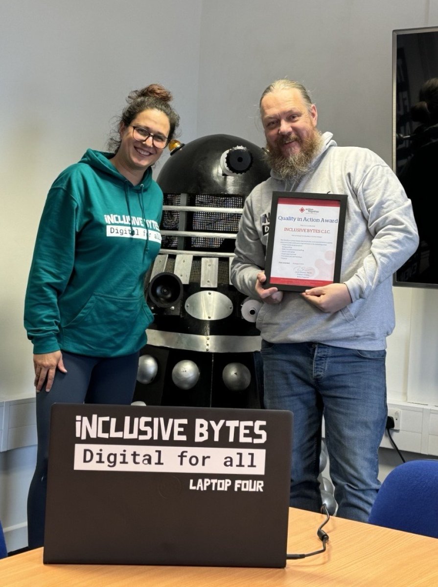 Inclusive Bytes achieve Quality in Action Award | Action Together