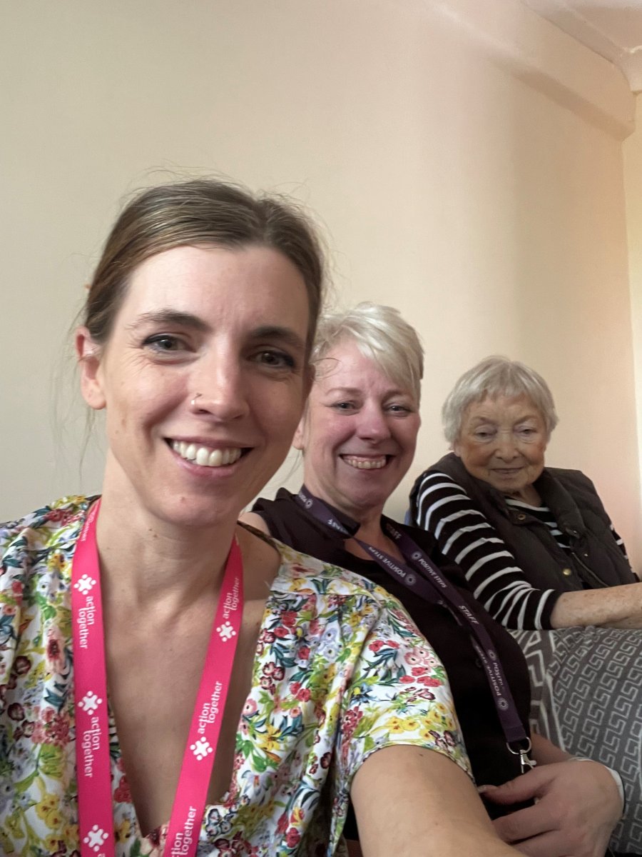Social Prescribers with client