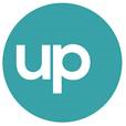 UP Limited CIC logo, blue background, white wording