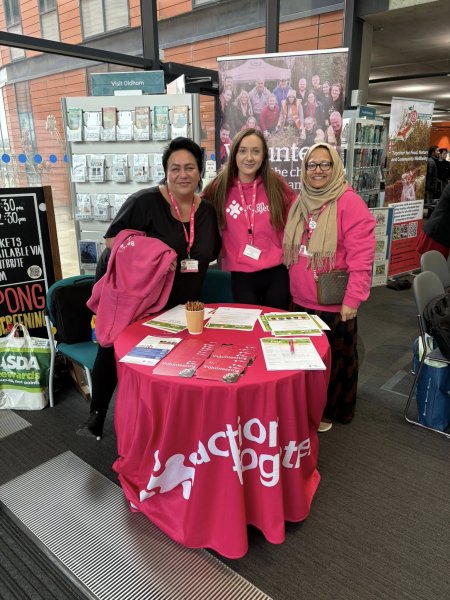 Oldham Volunteer Team at stall