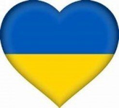 Help Children understand the war logo - Blue and yellow heart
