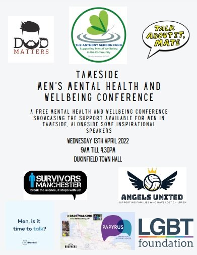 Tameside Men's Health and Wellbeing Conference Poster