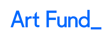 Art fund logo in blue