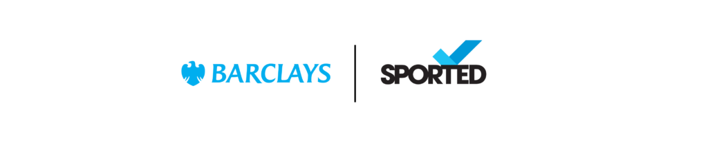 Barclays / Sported logo in Blue and Black