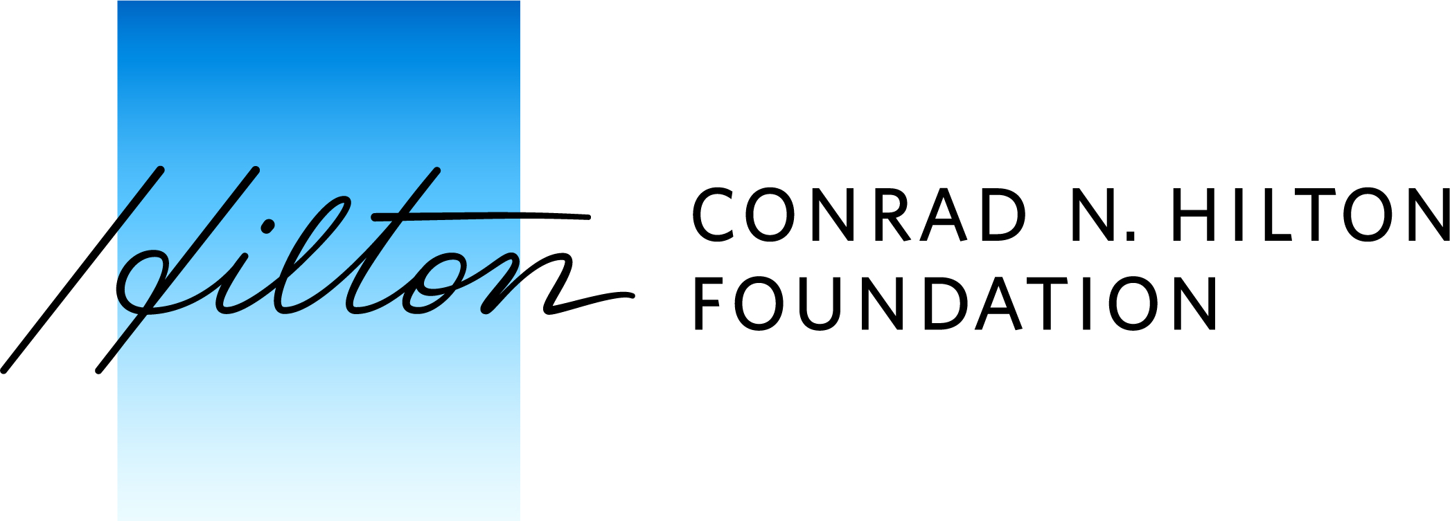 Logo Conrad N Hilton Foundation