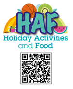 Logo HAF - Holiday Activities and Food