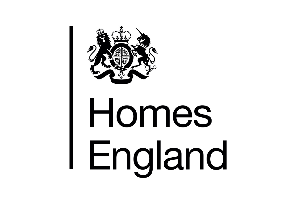 Logo for Homes England