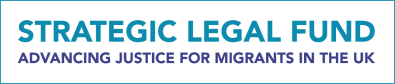 Logo Strategic Legal Fund Advancing Justice For Migrants In the UK