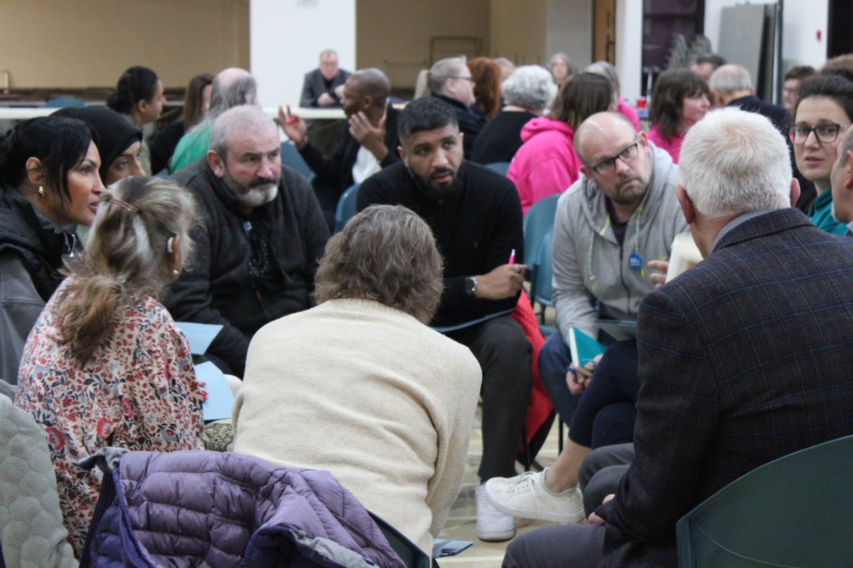 AGM attendees taking part in a workshop