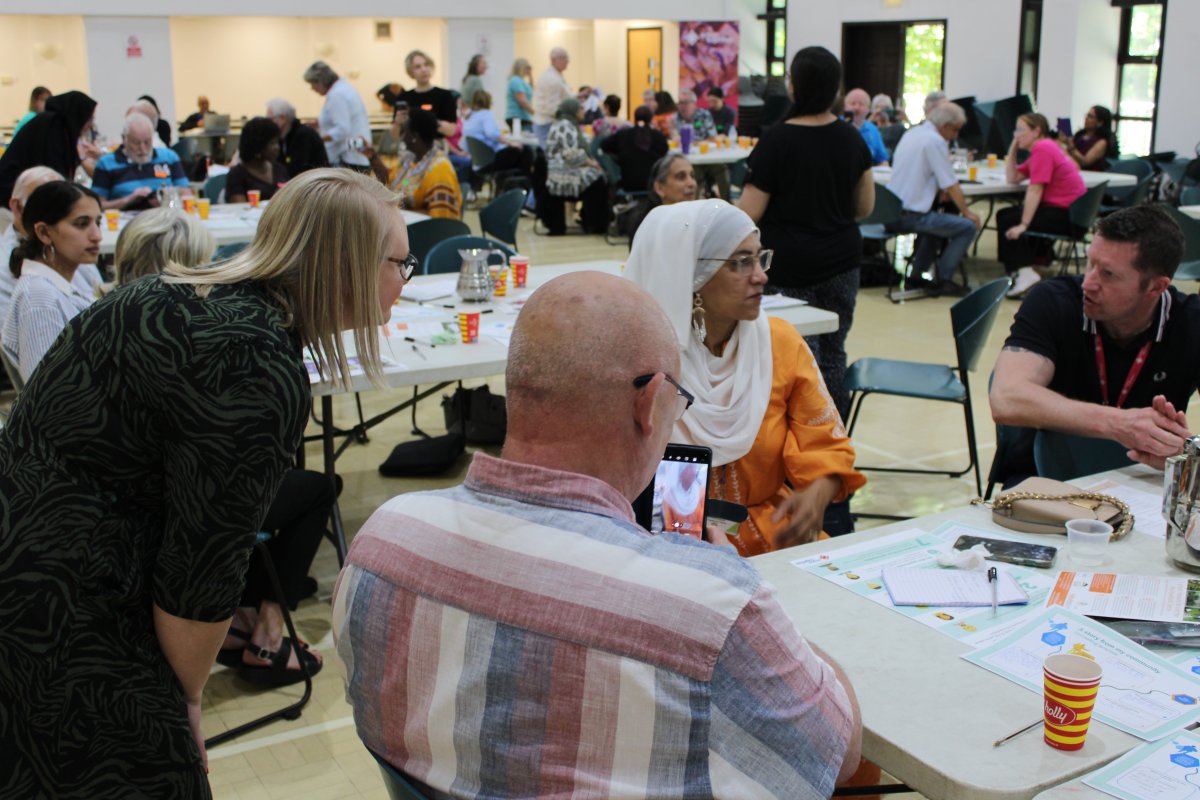 Group of people interaction