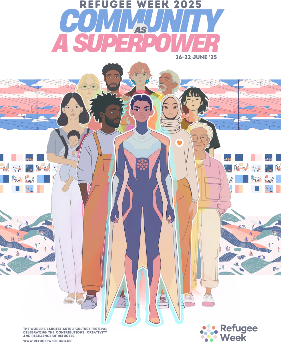 Refugee Week 2025 Community as a SuperPower illustration
