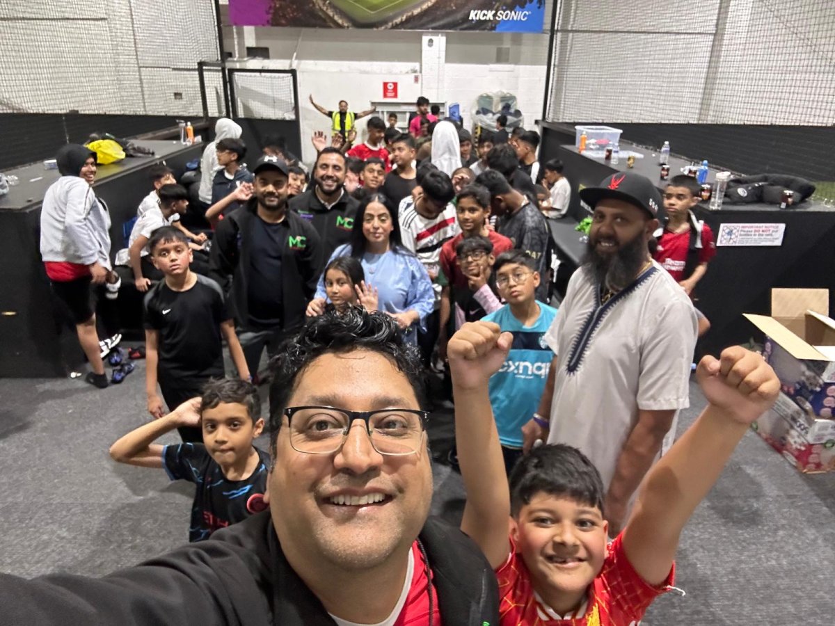 Selfie of club members