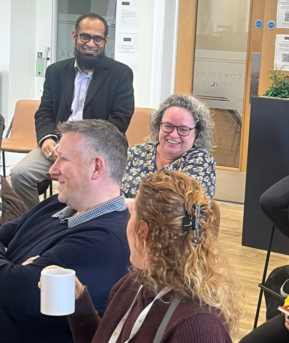 Rochdale Volunteer Managers meet, March 2026, people seated and smiling