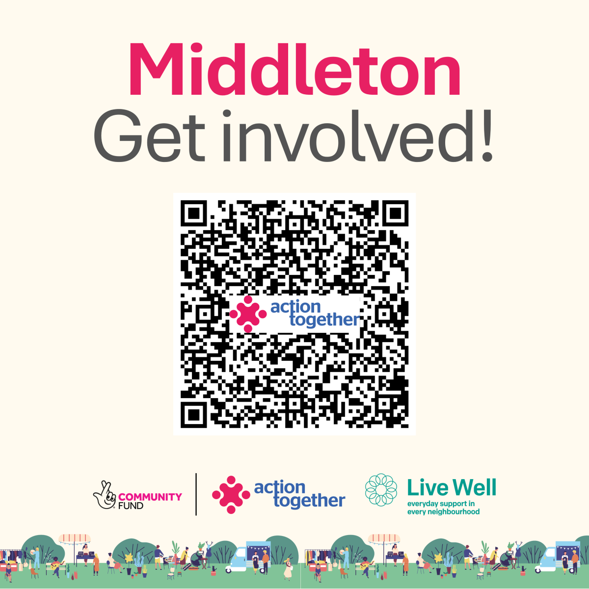 Middleton Communities in Charge Funding QR code