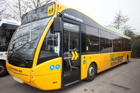 Image of a yellow bus
